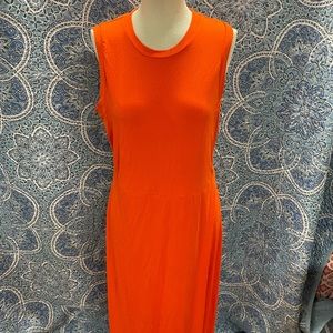 Ribbed maxi dress